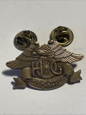 HARLEY DAVIDSON: Harley Owner’s Group 1983 tack pin - 1.25” wide